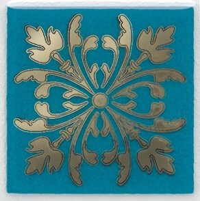 HGD/D252/5246 Вставка Клемансо бирюзовый 4,9х4,9х6,9 арт. 116305
