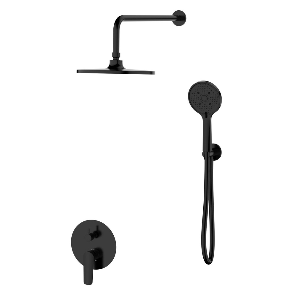 Душевая система встраиваемая ESKO Lagos Black SET6in1LGB, черный арт. 192106