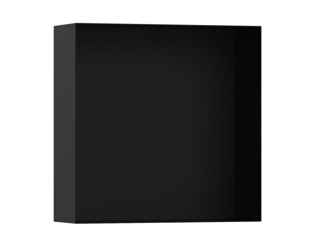 HANSGROHE XtraStoris Minimalisl Настенный короб с открытой рамой, 30х30х10 см, Matt Black арт. 31645