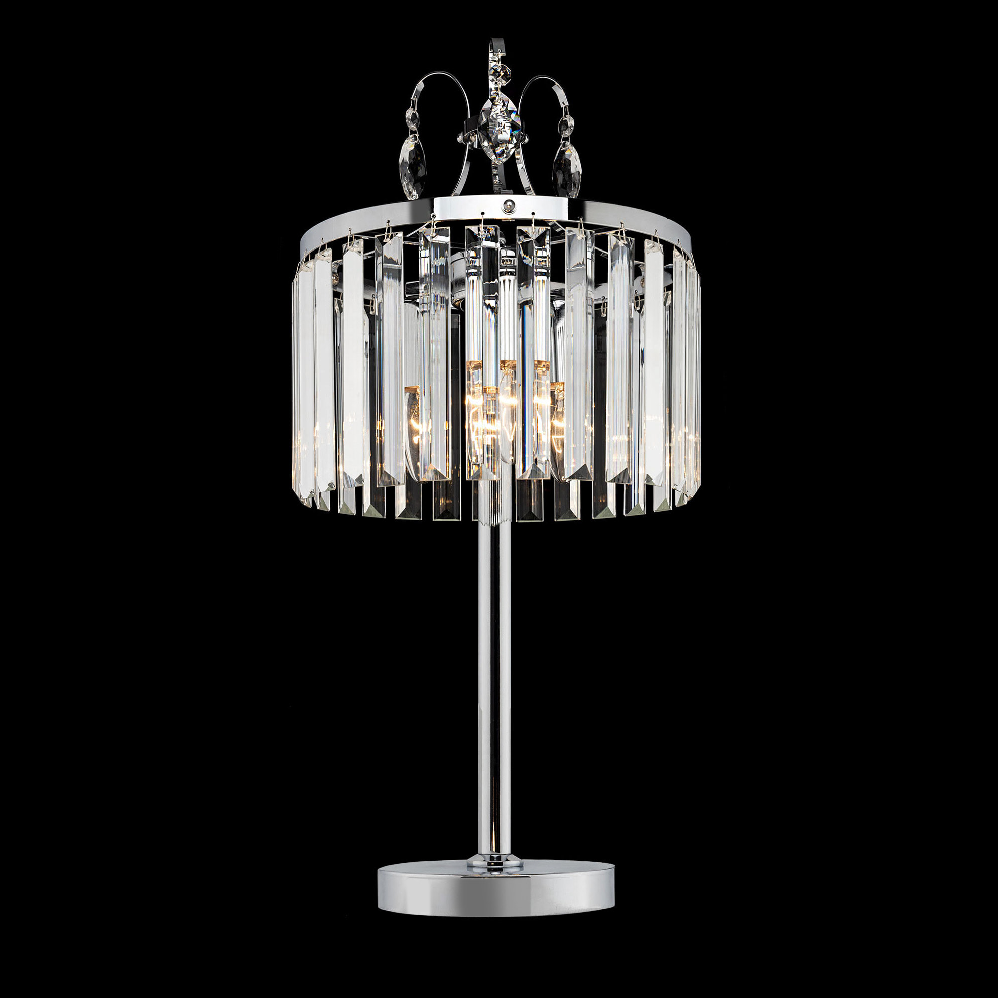 Citilux Инга CL335831 Настольная лампа хрустальная Хром арт. 88935