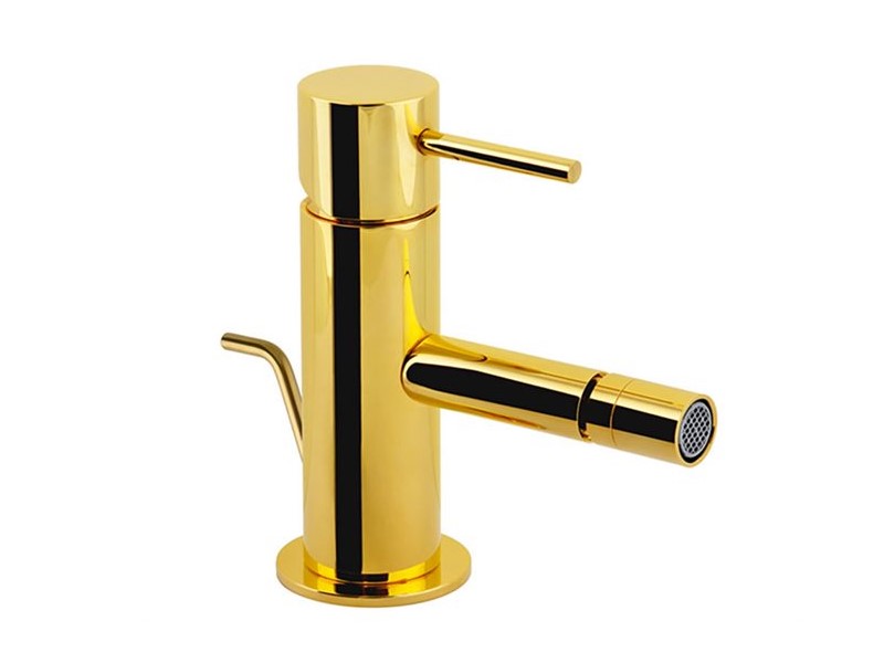 REMER X STYLE Смеситель для биде с ДК, вылет 9,5 мм, shiny gold арт. 34990
