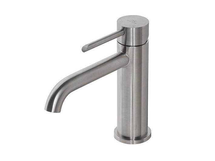 NOKEN ROUND INOX Смеситель для раковины, без ДК, браш. нержавеющая сталь арт. 34740