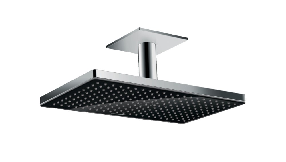 HANSGROHE Rainmaker Select Верхний душ 460 1jet с потолочным держателем, черный/хром арт. 39012