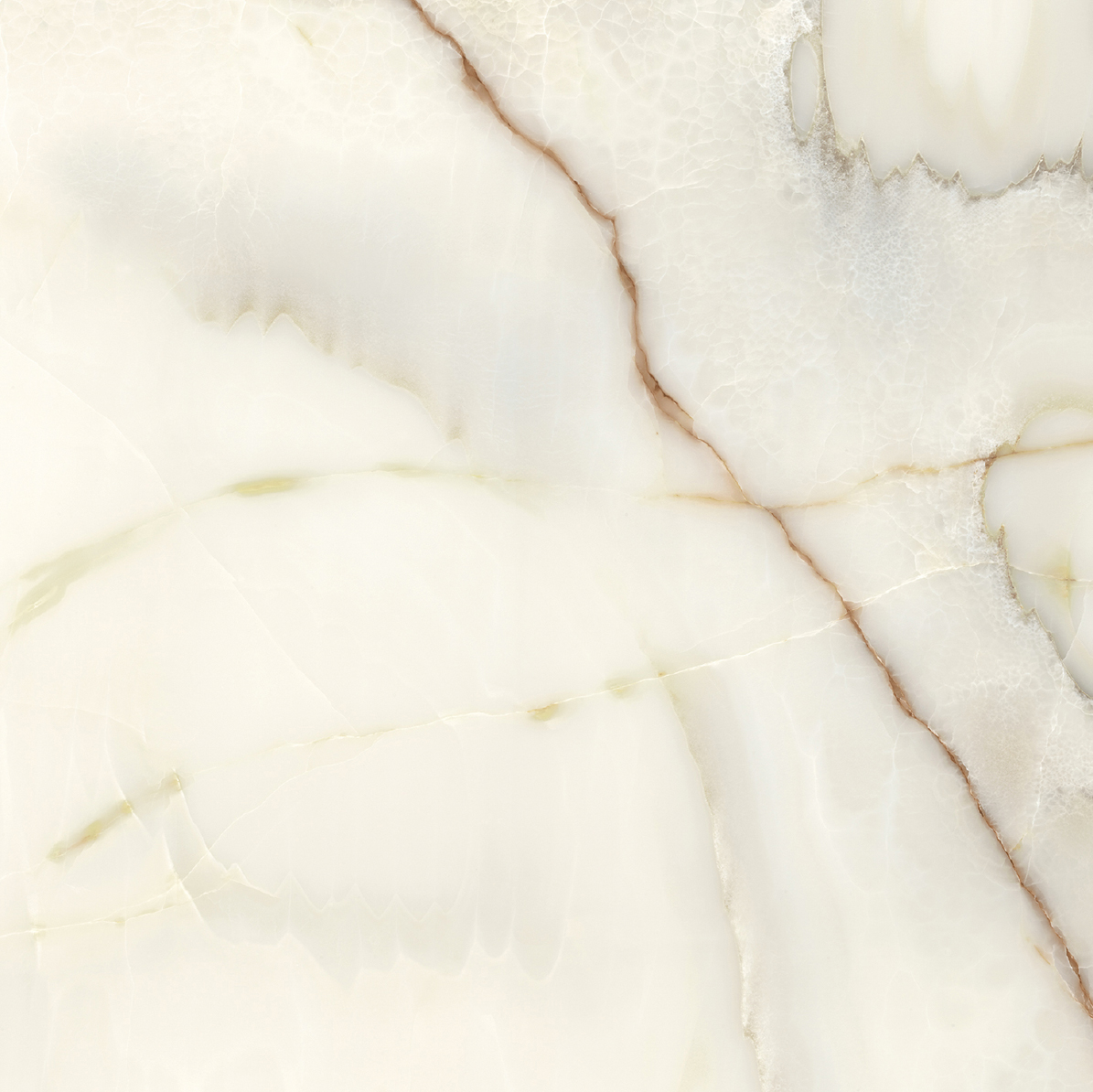 Керамогранит  BIJOUX ONYX BLANCHE GLO 6MM R 160X160 арт. 84694