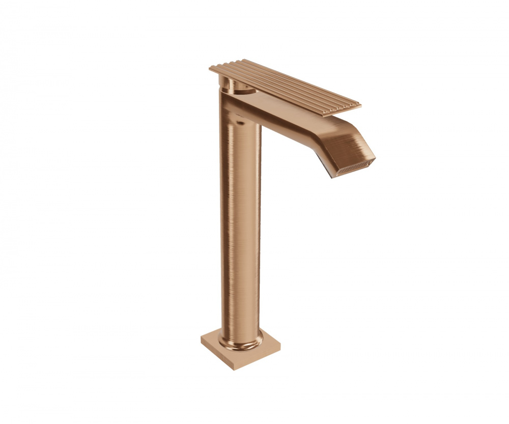 TREEMME IOS Смеситель для раковины, до излива H234 мм, БЕЗ ДК, SZ Brushed rose gold арт. 35501