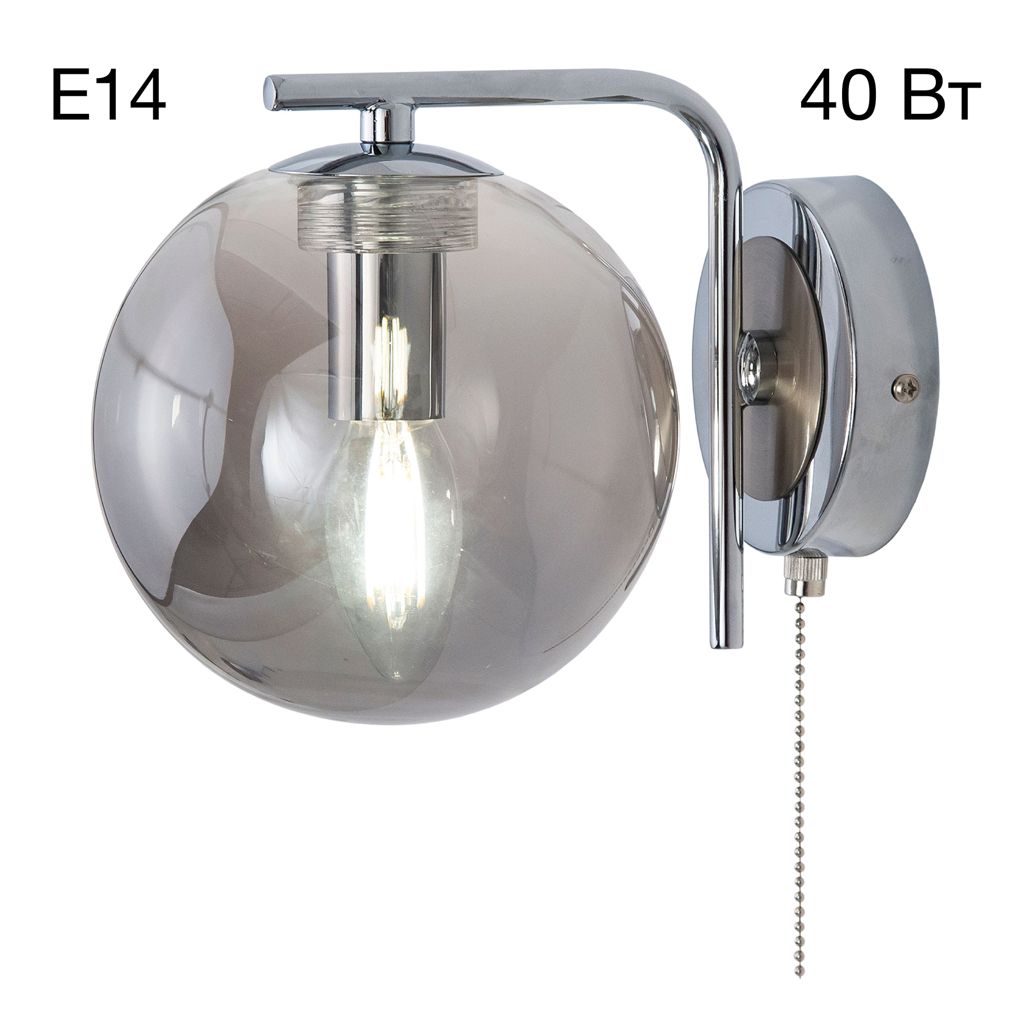 Citilux Томми CL102310 Бра с выключателем Хром арт. 88536