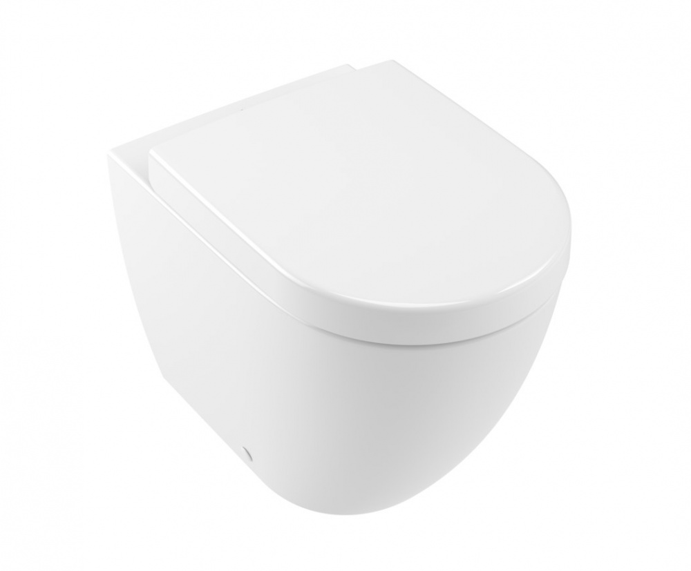 VB SUBWAY Унитаз напольный 370x560 мм, DirectFlush, альпийский белый CeramicPlus арт. 37637