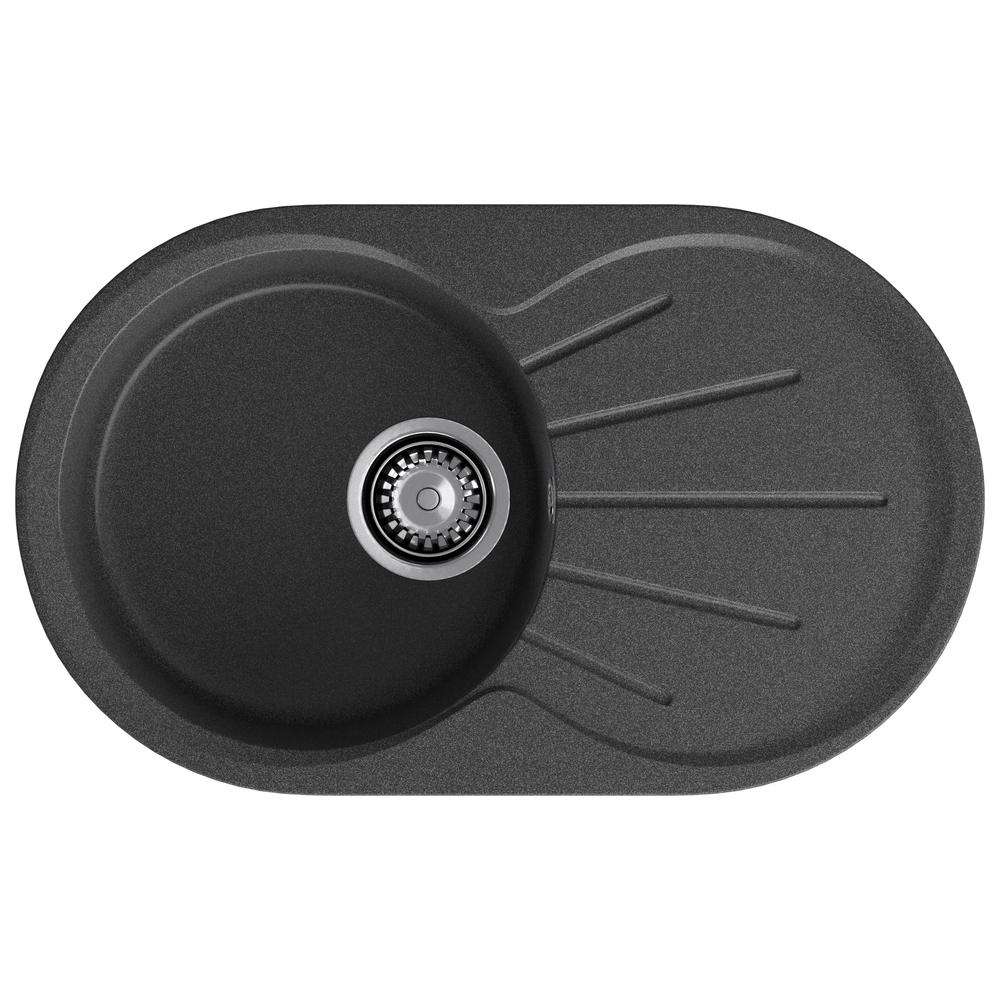 Кухонная мойка GranFest RONDO 750L, графит арт. 186838