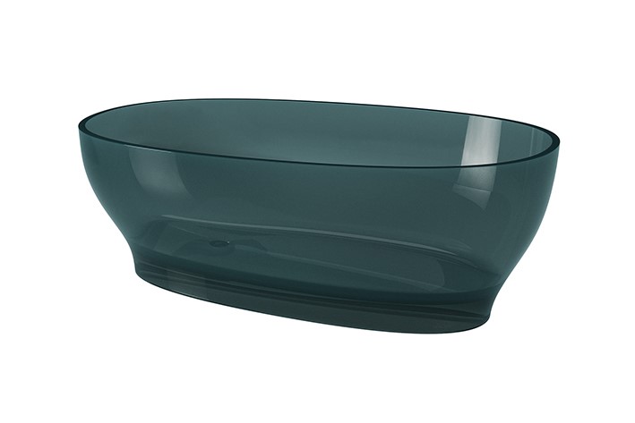 NOKEN SWAN Ванна свободностоящая из полимерной смолы 170x86 см, wave blue арт. 57888