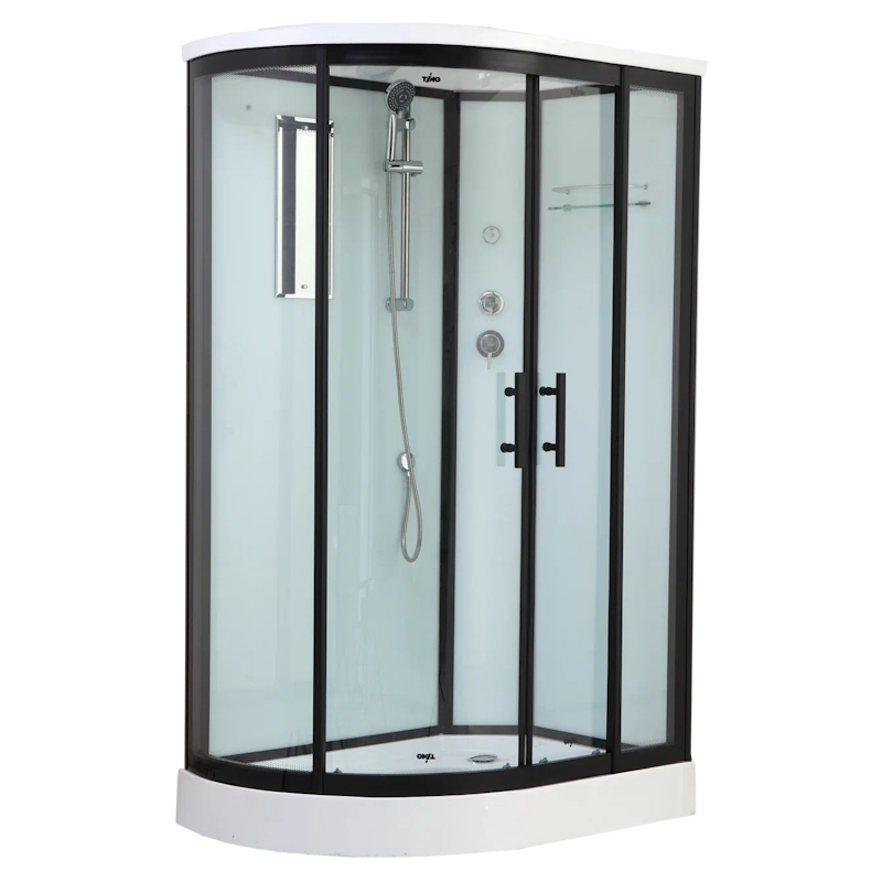 Душевая кабина Timo Standart Black T-6602BR, 120x85x220 арт. 174763