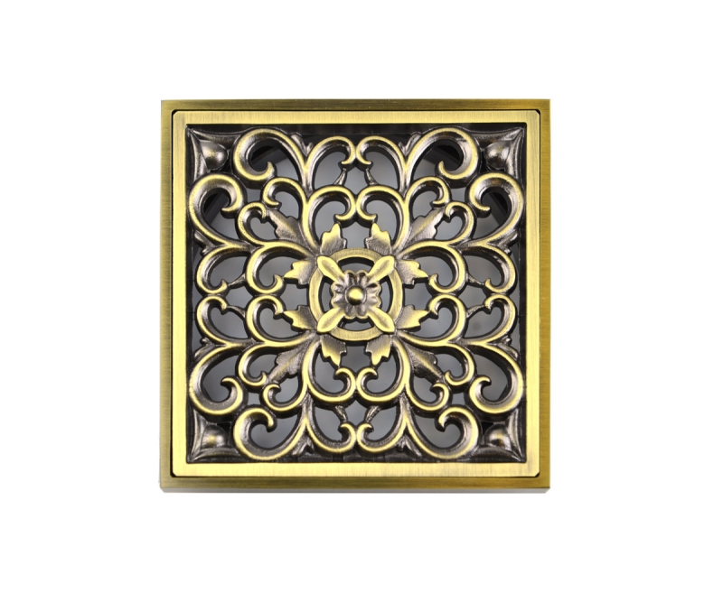 Решетка для душевого трапа Bronze de Luxe 21962, бронза арт. 175809