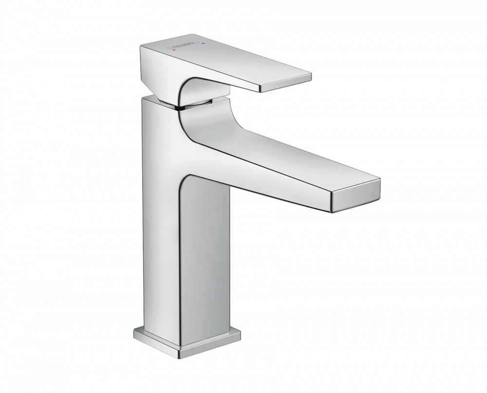 HANSGROHE Metropol Смеситель для раковины 110, однорычажный с ДК Push-Open, хром арт. 35229