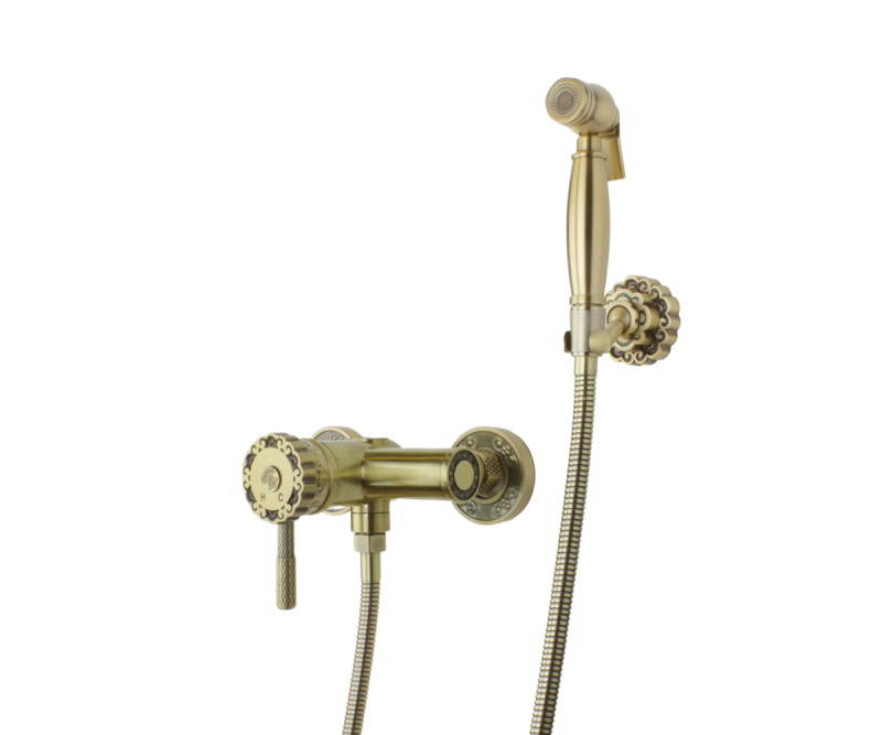 Гигиенический душ со смесителем Bronze de Luxe WINDSOR 10133, бронза арт. 189114