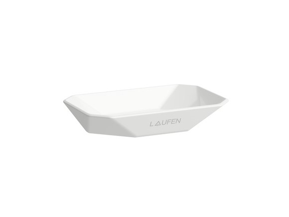 LAUFEN HOME COLLECTION TRIO Dish Мыльница настольная из SaphirKeramik, 130x85хН25 мм, белый арт. 30370