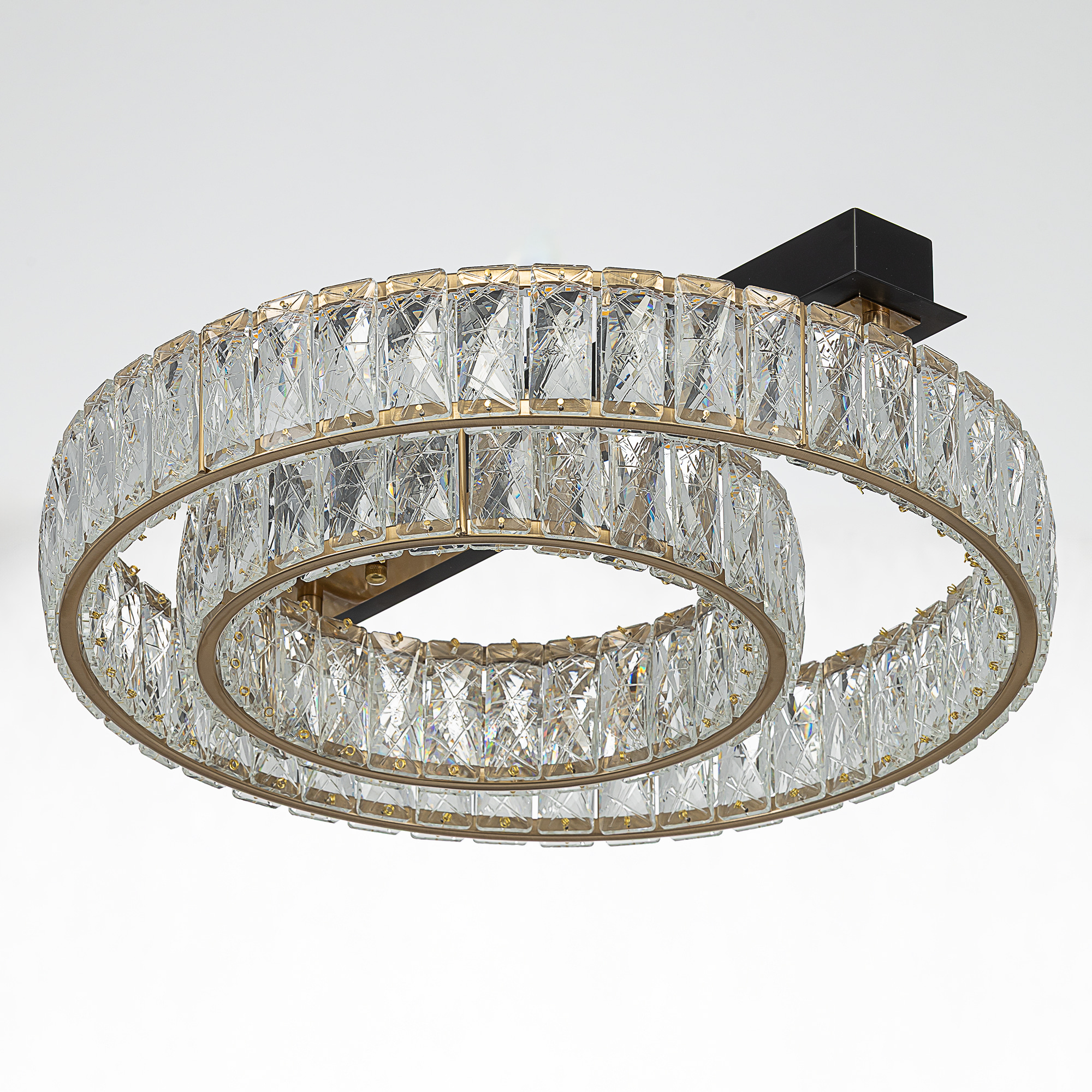 Citilux PALANT CL325152 LED Люстра хрустальная Чёрный+Бронза арт. 89696