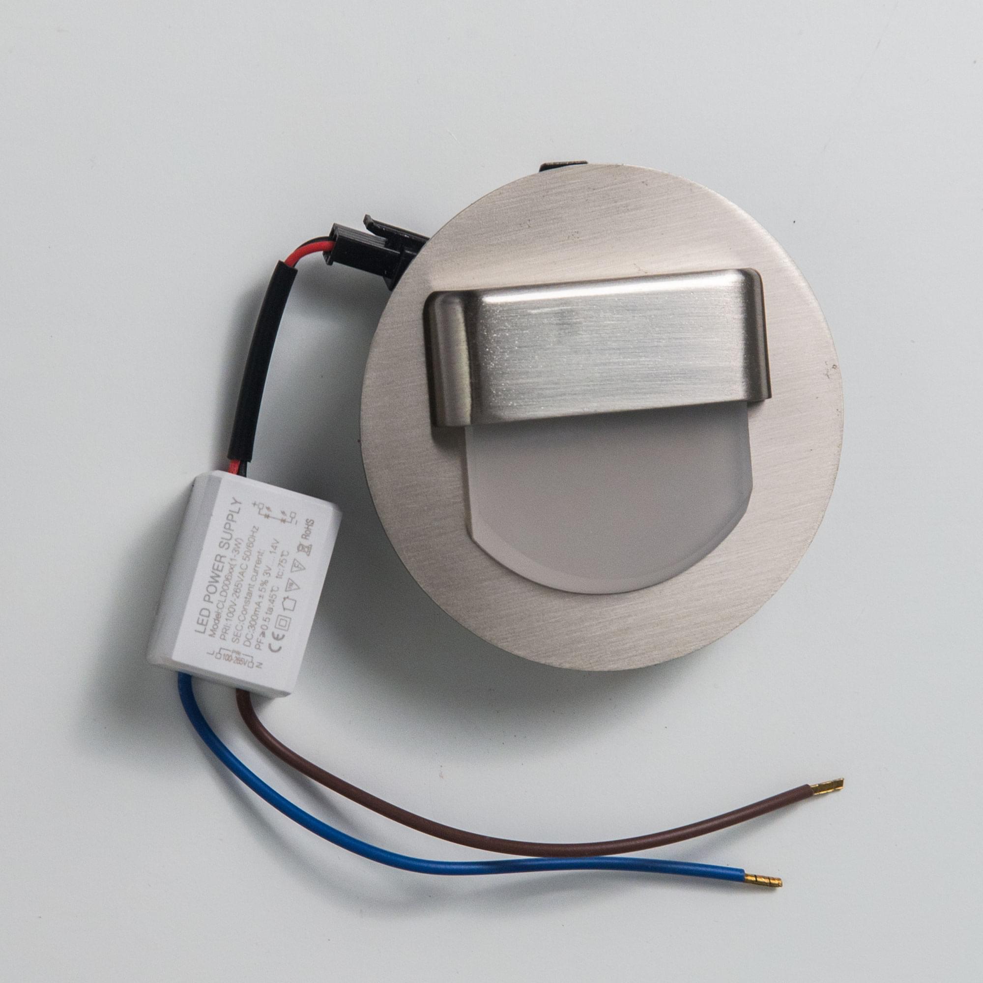Citilux Скалли CLD006R1 LED Встраиваемый светильник лестничный Хром арт. 88078