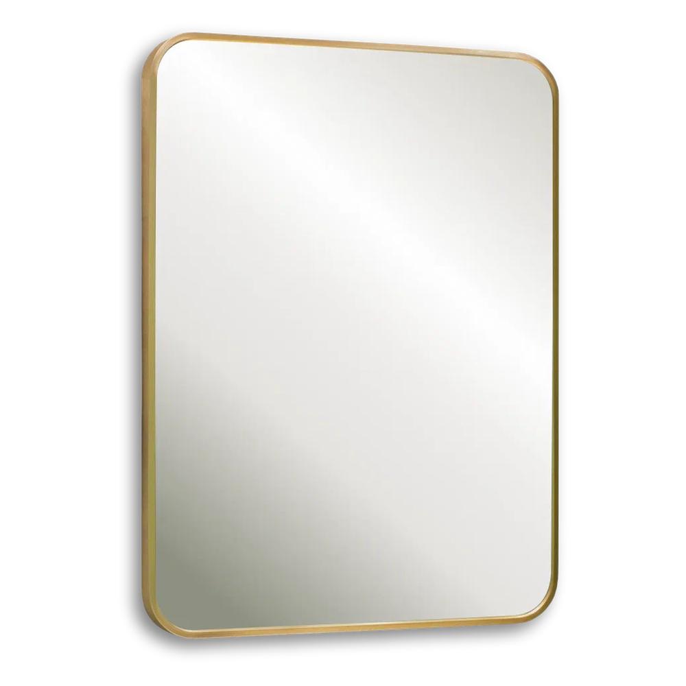 Зеркало Silver Mirrors Brava 600х800 (алюм. профиль, цвет золото, гор/вер.) арт. 179096