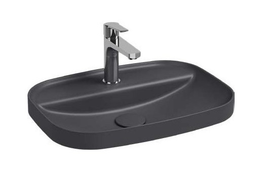 ALLEN BRAU FANTASY Sphere 55 Раковина керамическая 400х550 мм, 1 отв., антрацит (321315) арт. 36935