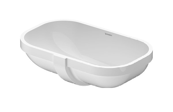 DURAVIT D-CODE Раковина встраиваемая с переливом, без площадки под смеситель, 495x290 мм, белый арт. 36605