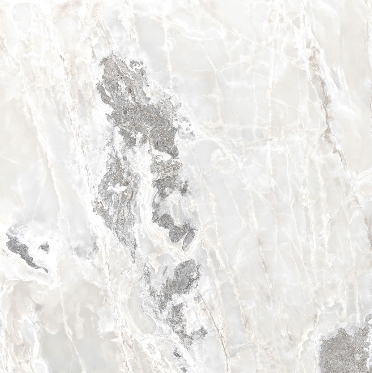 Керамогранит  ONYX&MORE WHITE BLEND GLO 6MM R 160X160 арт. 84002