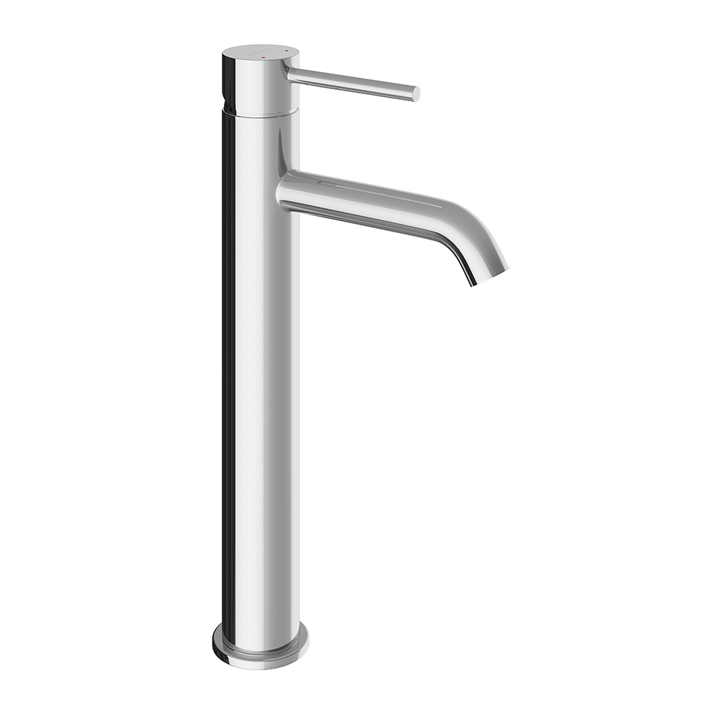 AQUEDUTO CANO Смеситель для раковины H305 мм, вынос 136 мм, БЕЗ ДК, хром арт. 35785
