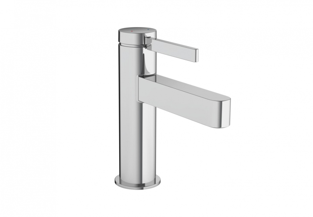 HANSGROHE Finoris Смеситель для раковины, однорычажный, 100 со сливным клапаном Push-Open, хром арт. 35285