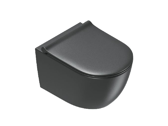 CATALANO SFERA Унитаз подвесной с системой смыва Silentech 2.0, 50×35 см, черный матовый арт. 89908