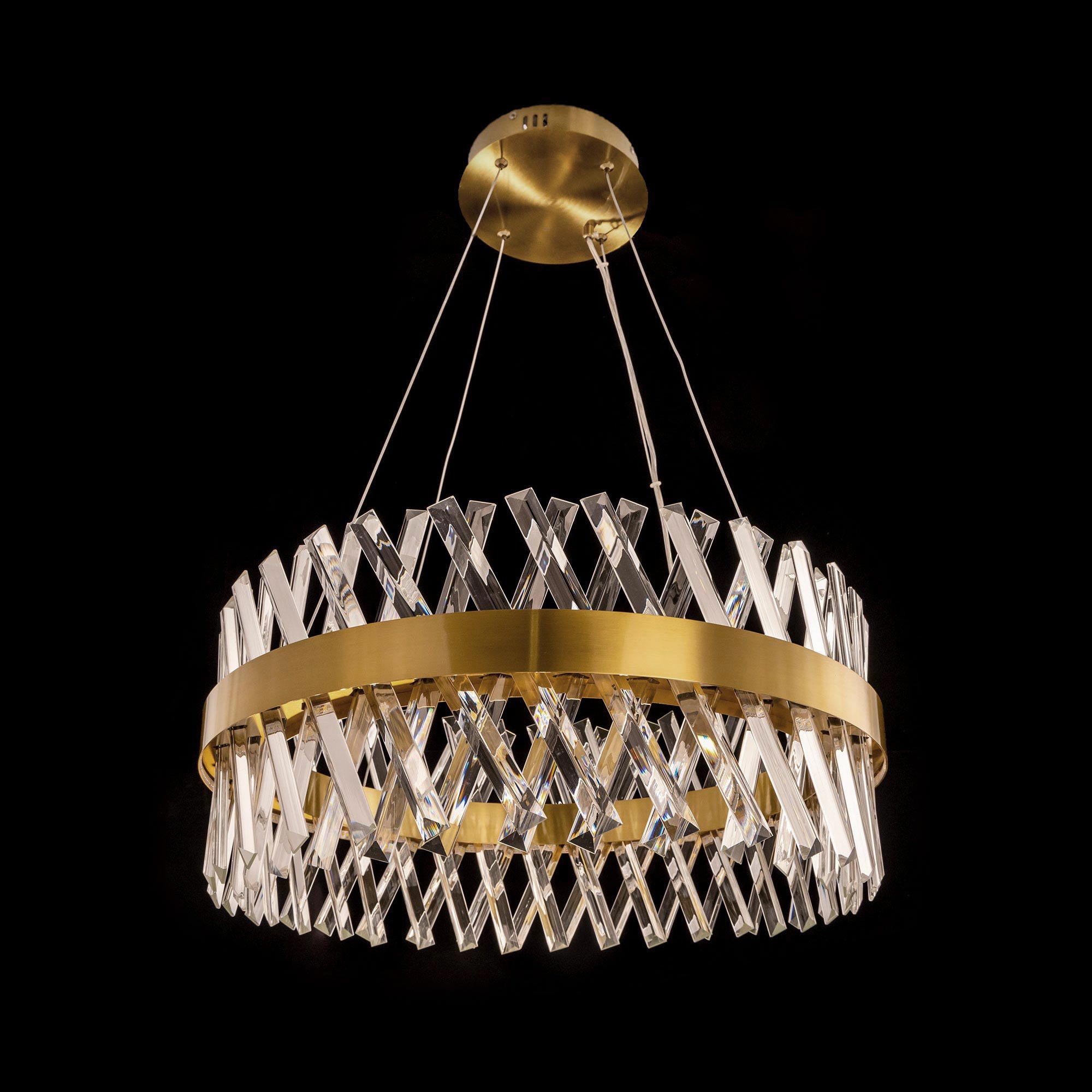Citilux Ричард CL336063 LED Люстра хрустальная с пультом Бронза арт. 88865