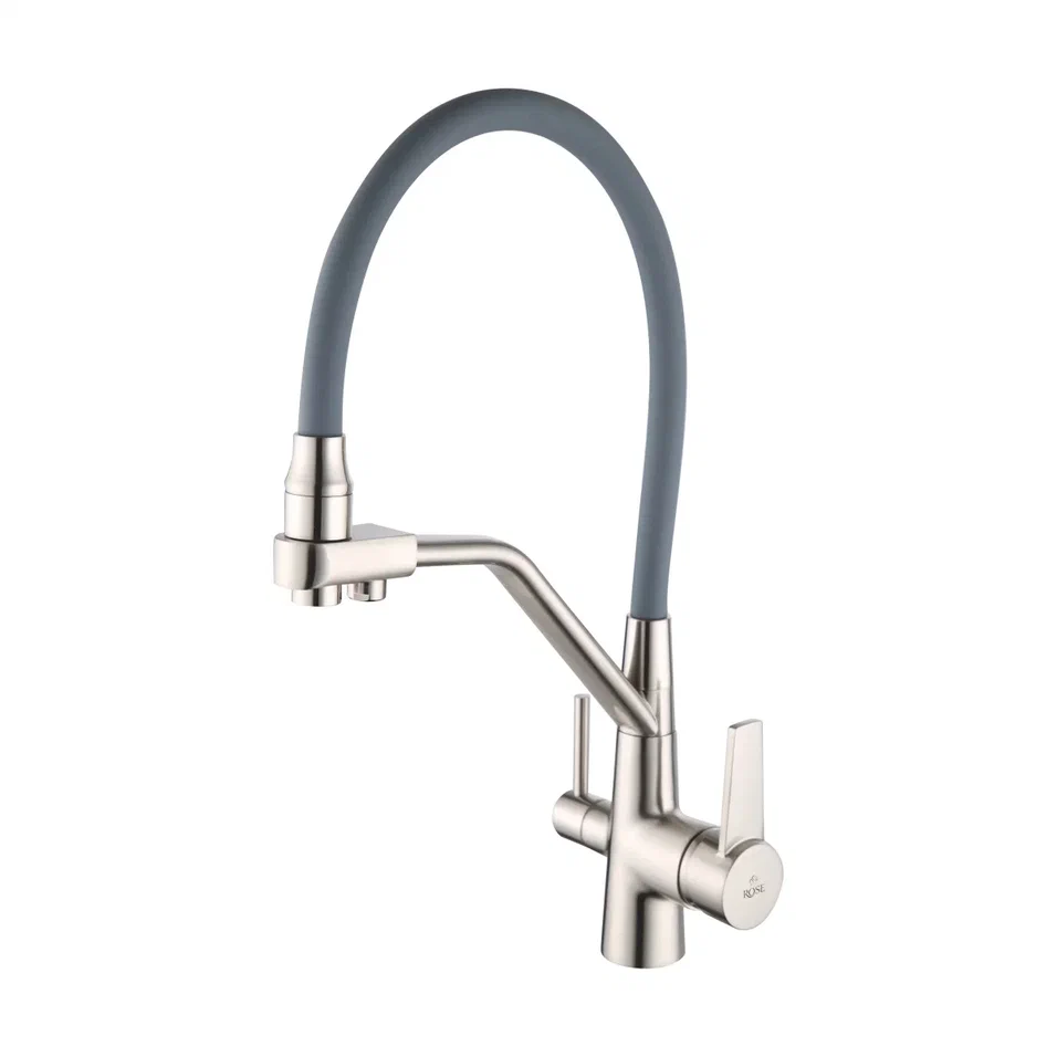 Смеситель для кухни Rose R558L, сатин арт. 169600