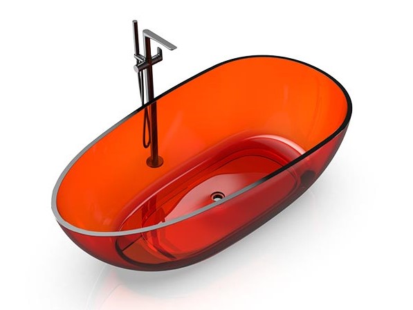 KNIEF EGG Shape Ванна отдельностоящая 170x85x54 см, 70 Jaspis/хром арт. 32459