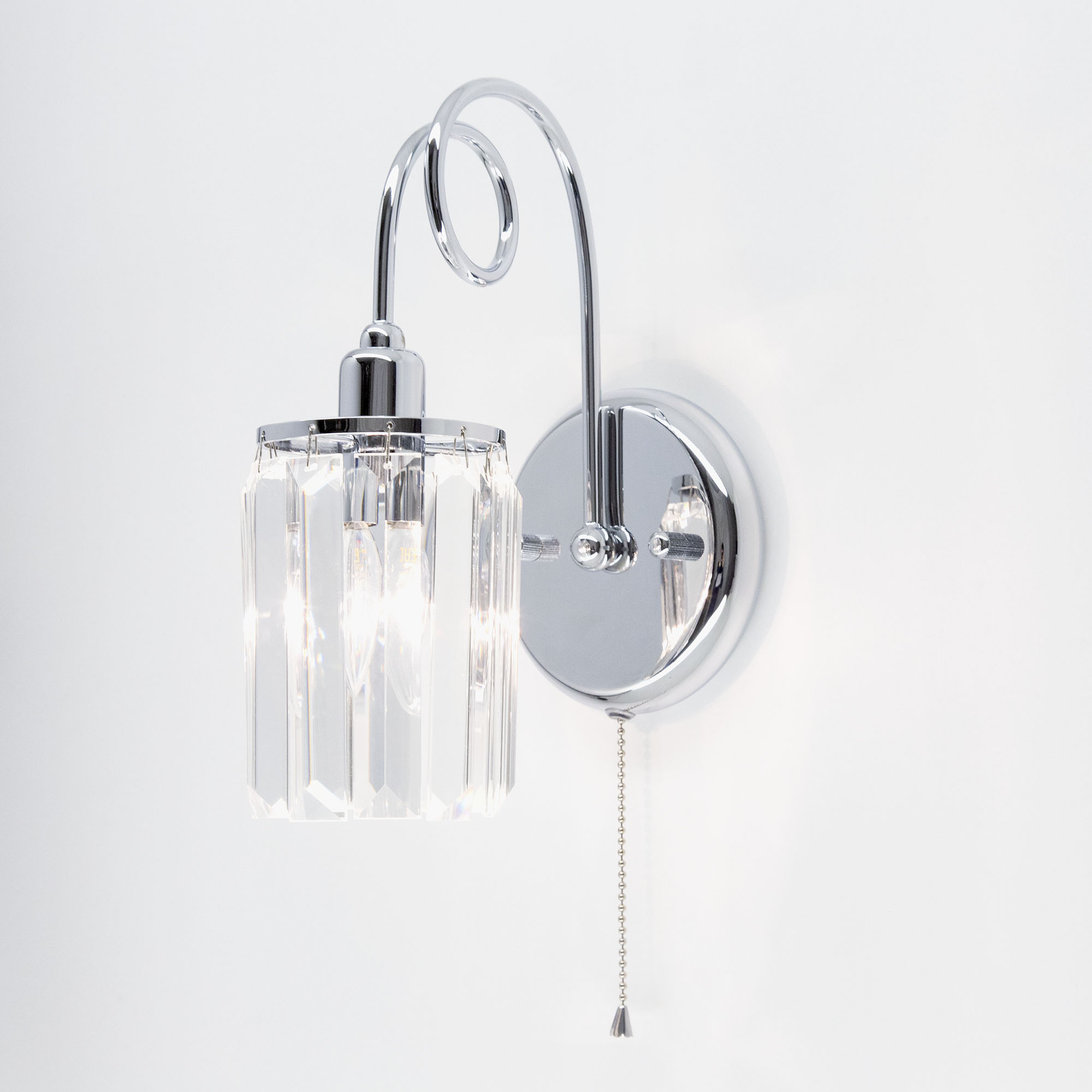 Citilux Синди CL330311 Бра хрустальное с выключателем Хром арт. 88291