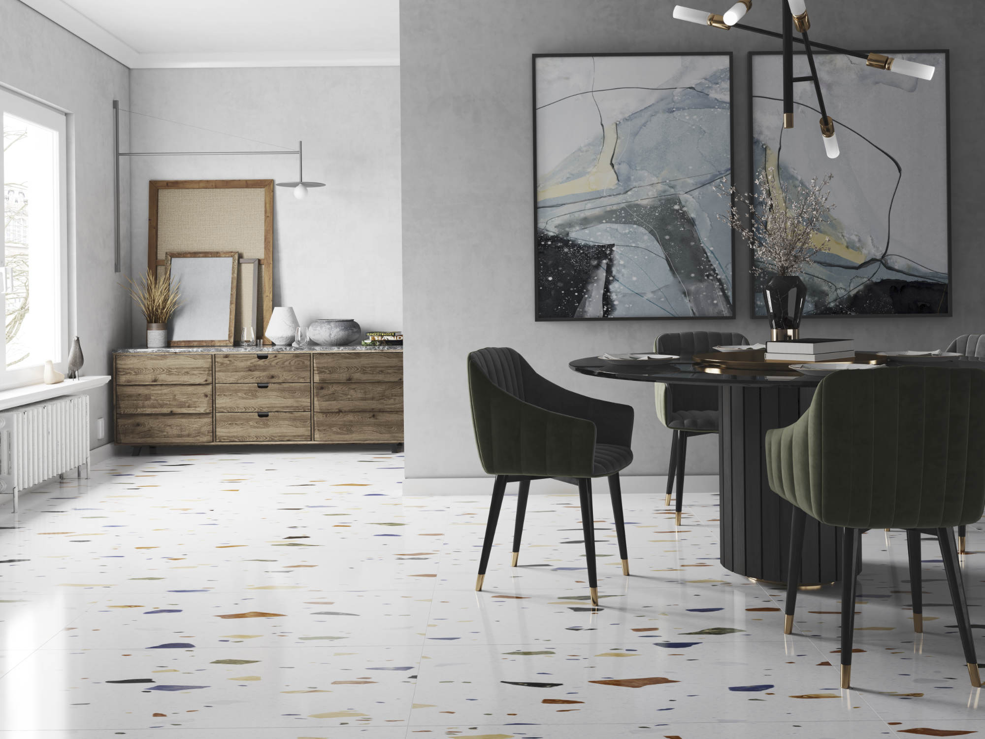 OBI ANTRACITA MATE 59X120 арт. 58749