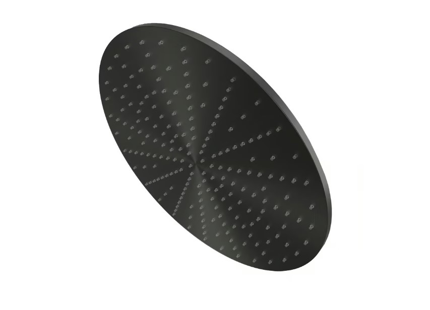 QUADRO DESIGN Верхний душ д.300 мм, AISI304 PVD: Black gold арт. 40021