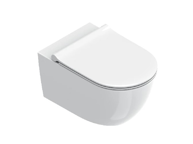 CATALANO SFERA Унитаз подвесной Up-fix с системой смыва Silentech 2.0, 55×35 см, белый глянцевый арт. 89893