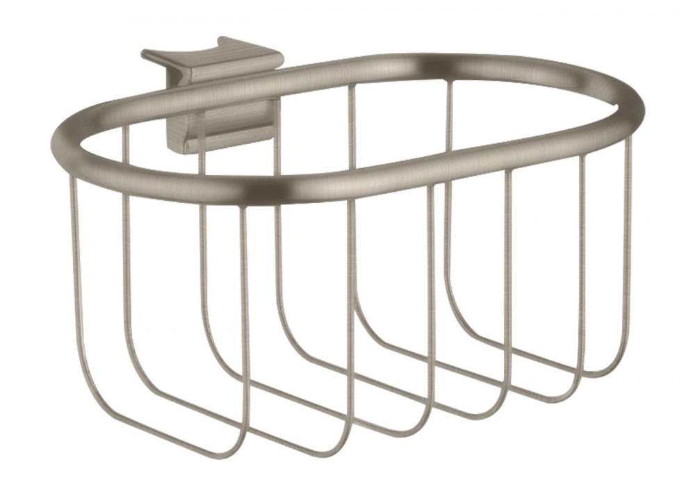 AXOR MONTREUX Корзинка для монтажа на настенной штанге Unica Ø 20 мм, 168х108хH83, Brushed Nickel арт. 30598