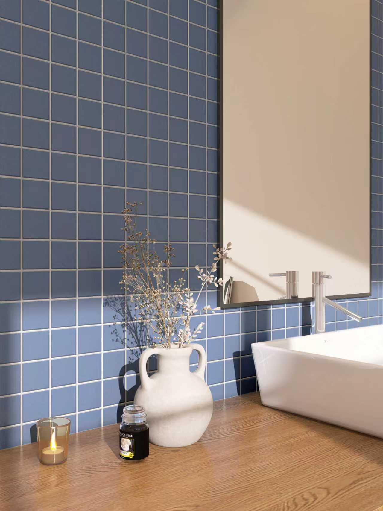 Плитка декоративная керамическая Arene blue/Арена синий 6*48*48 306*306 арт. 90754