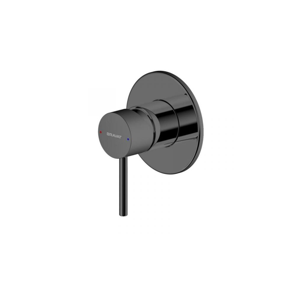 Смеситель для душа встраиваемый на 1 потока Bravat Arc PB86061BW-A1-ENG, черный арт. 165959