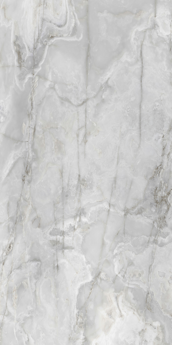 Керамогранит  ONYX&MORE SILVER ONYX GLO 6MM R 120x240 арт. 84025