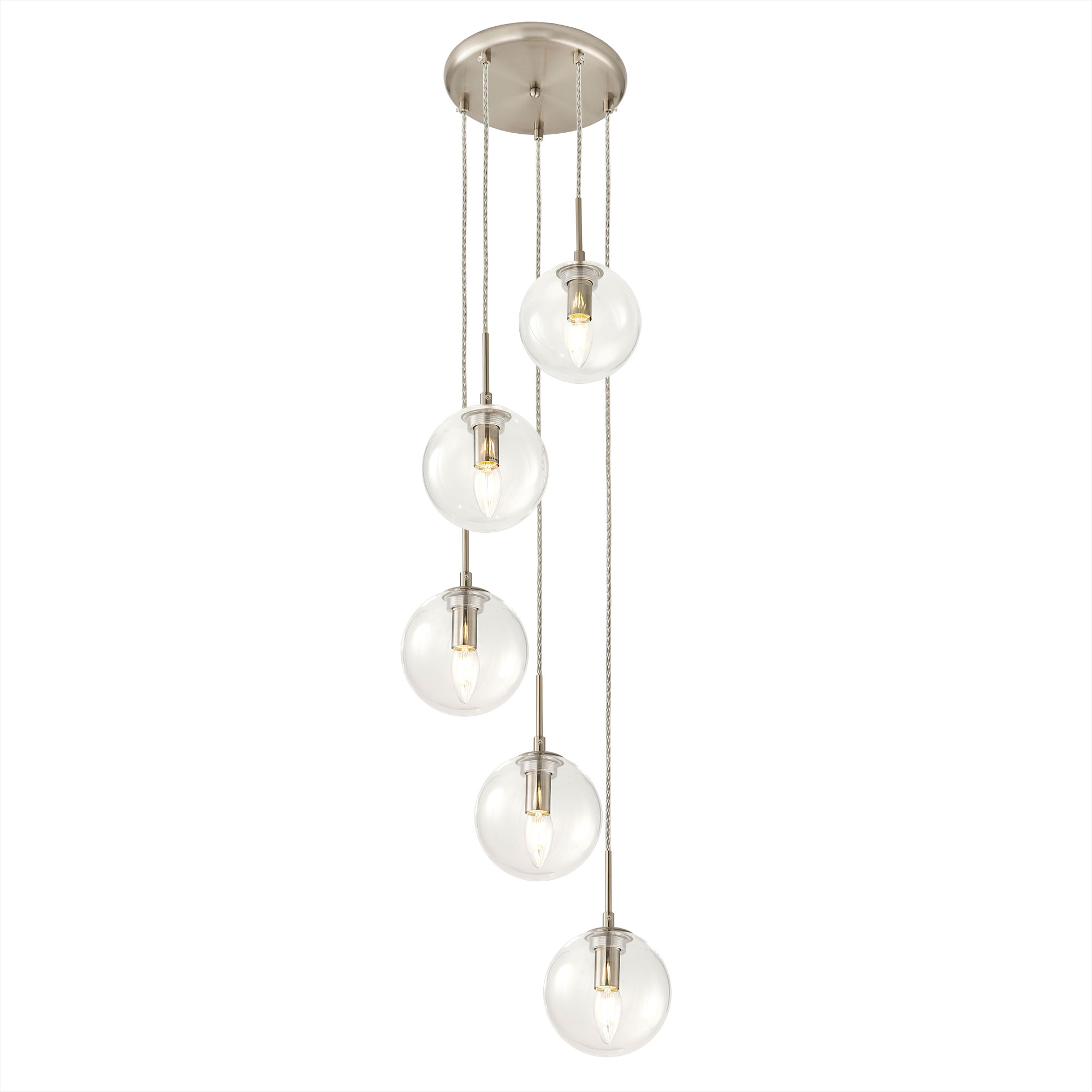 Citilux Томми CL102051 Подвесной светильник Матовый Хром арт. 88549