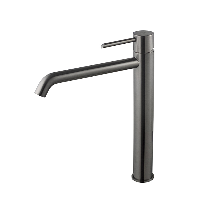 NOKEN ROUND Cмеситель для раковины H306 мм, 3/8”, 5 л/мин, без ДК, браш. титан арт. 34778