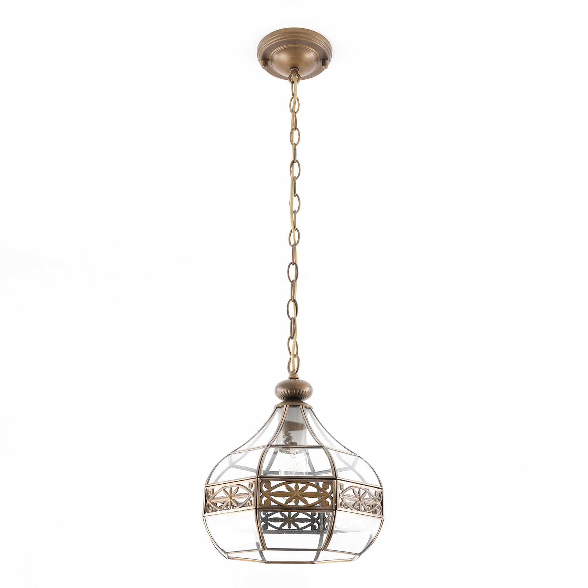 Citilux Гера-2 CL444210 Подвесной светильник витражный Бронза арт. 88129