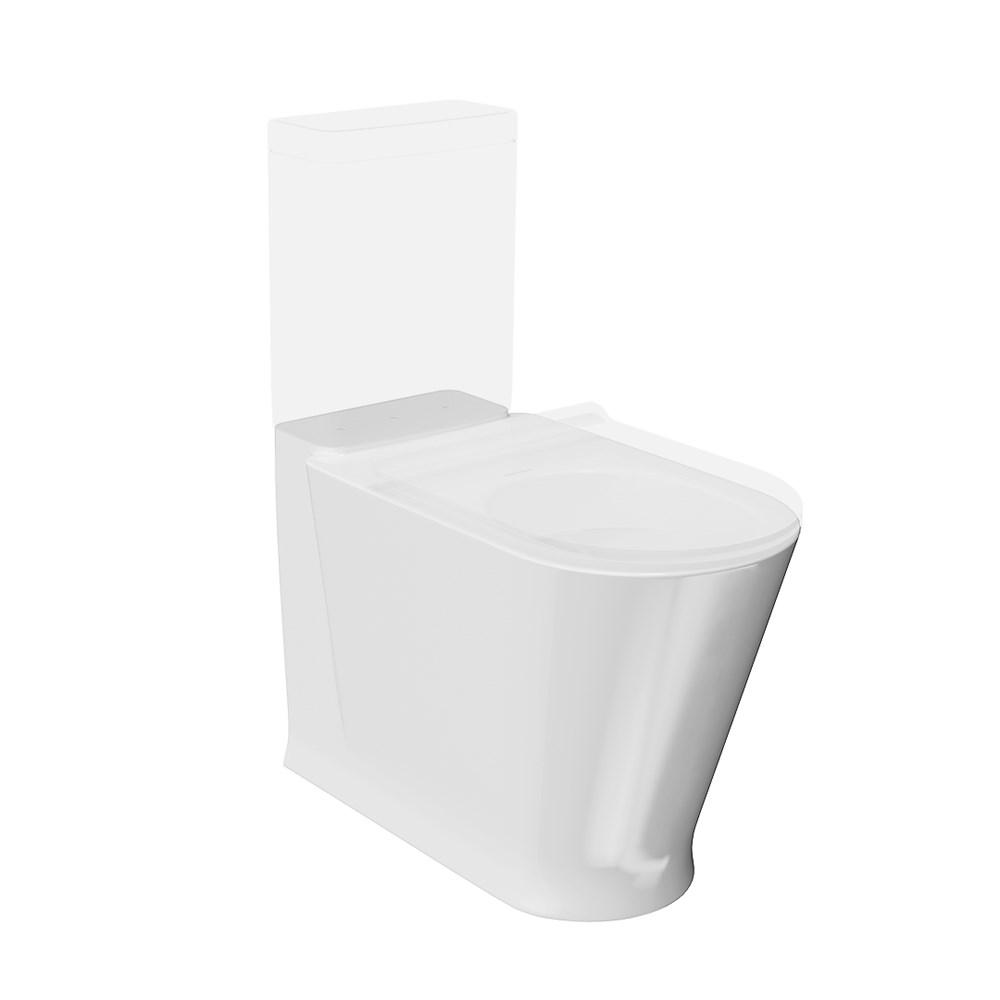 PLMR.wc.01 Унитаз Plaza Modern/Плаза Модерн напольный безободковый, белый глянцевый арт. 117985