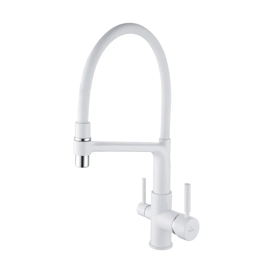 Смеситель для кухни Rose R658C, белый арт. 169602