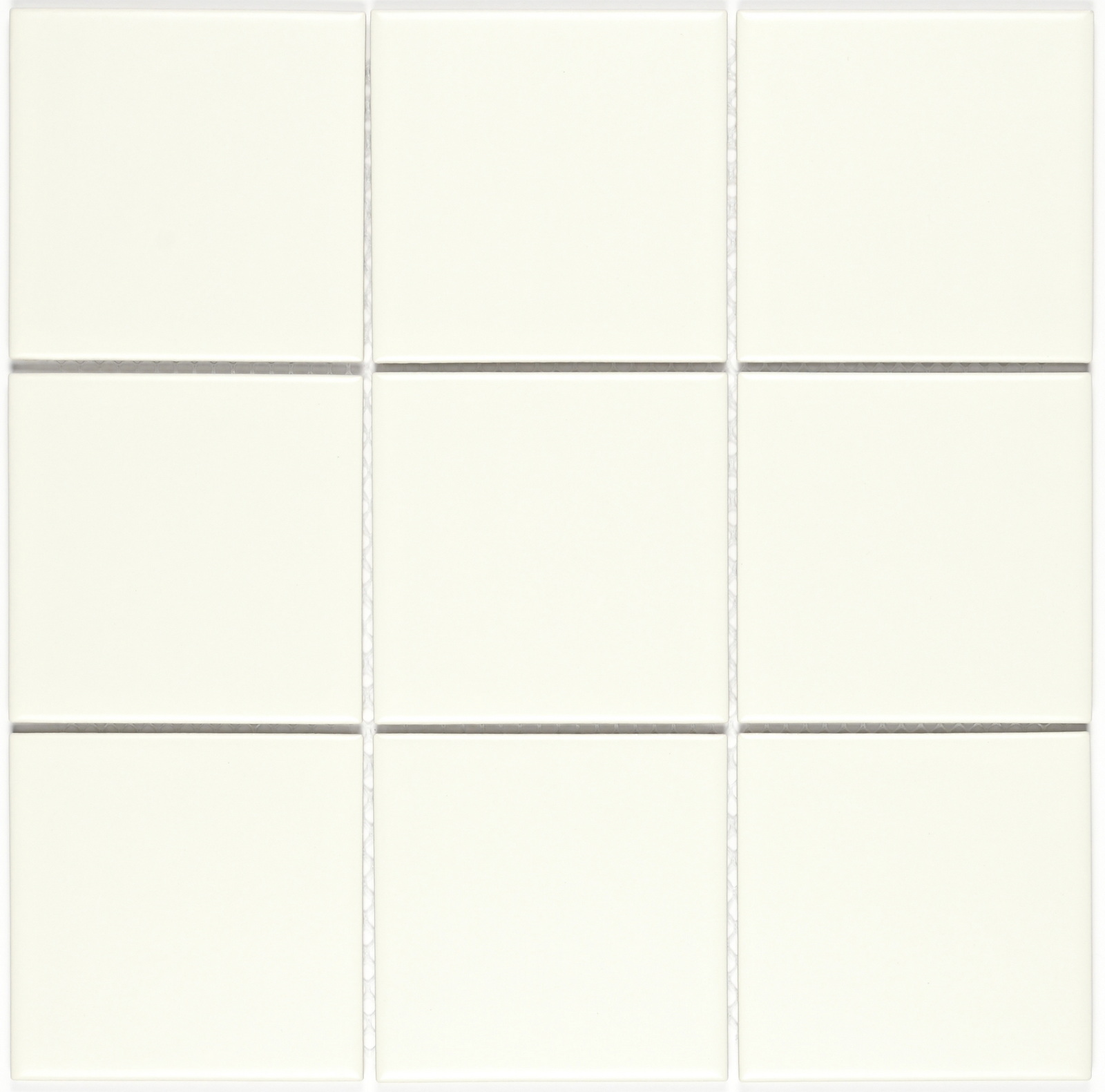 Плитка декоративная керамическая  Maxi white/Макси белый 6*97*97 297*297 арт. 90306