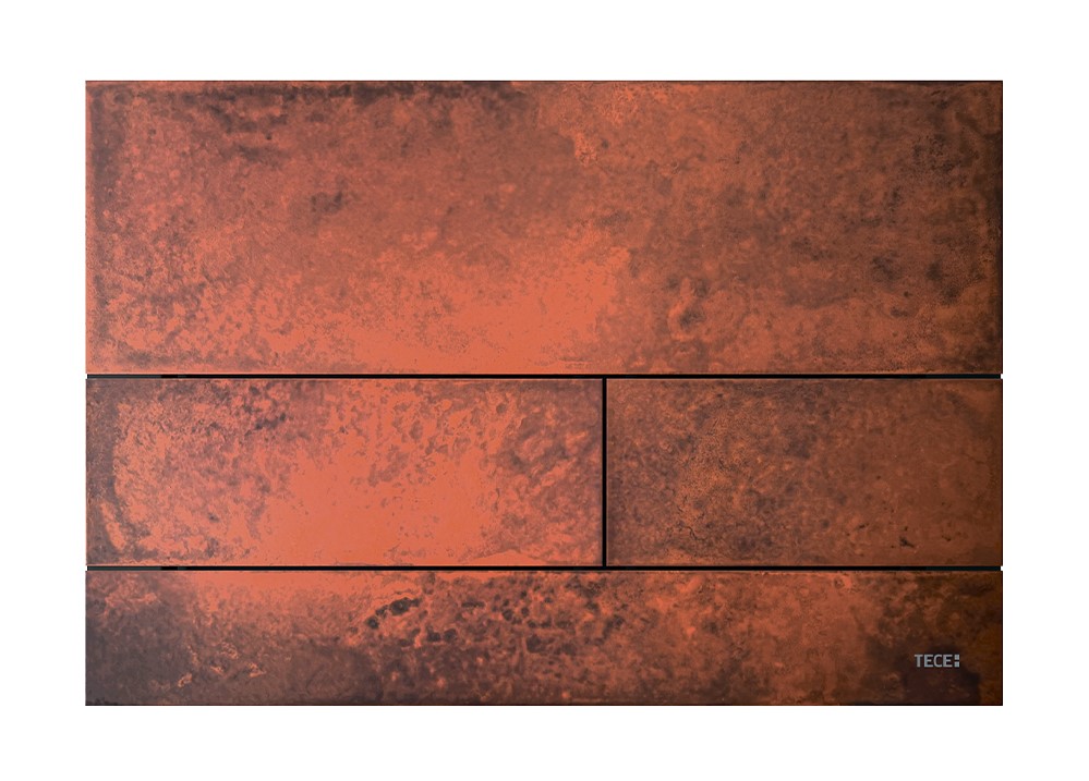 TECEsquare II Панель смыва с двумя клавишами металлическая, pжавая сталь арт. 32950