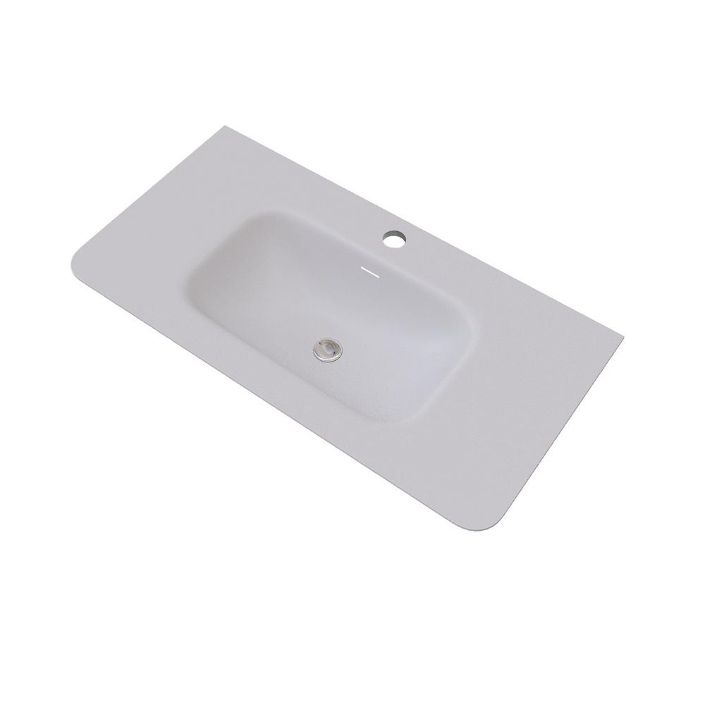 Раковина встраиваемая Knotlor ГРАЦИЯ FWB110900WY, матовый белый, 90 см арт. 173335