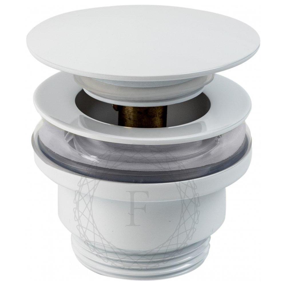 Донный клапан для раковины FILARETE FL75W, белый арт. 187657