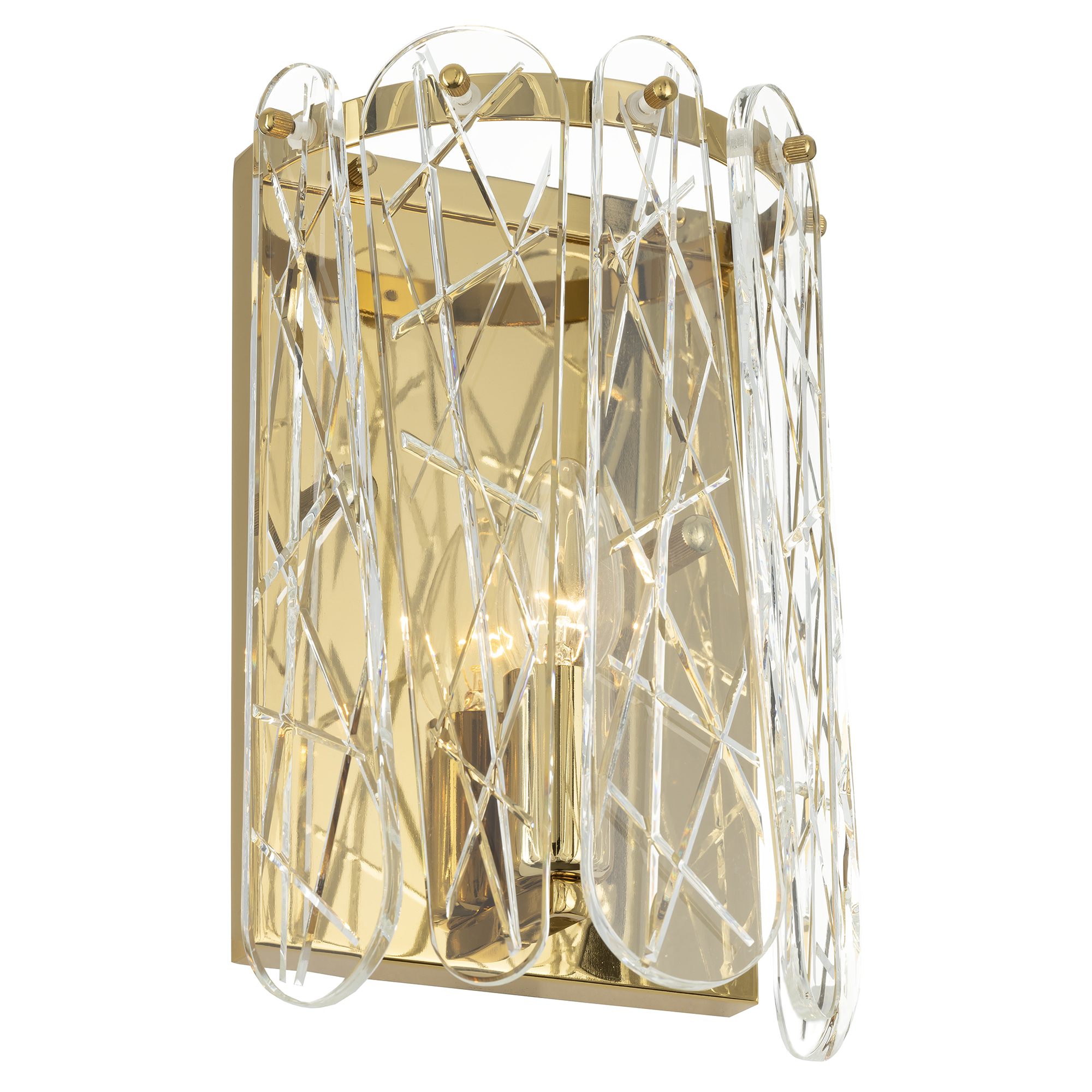 Citilux TALLA CL318412 Бра хрустальное Золото арт. 89504