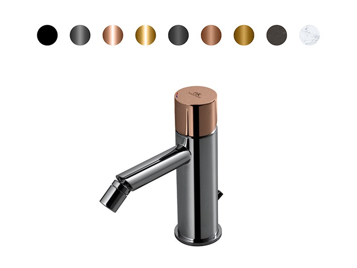 NOKEN ROUND CUSTOM Смеситель для биде, 5 л/мин, с ДК, титан/colors. арт. 35775