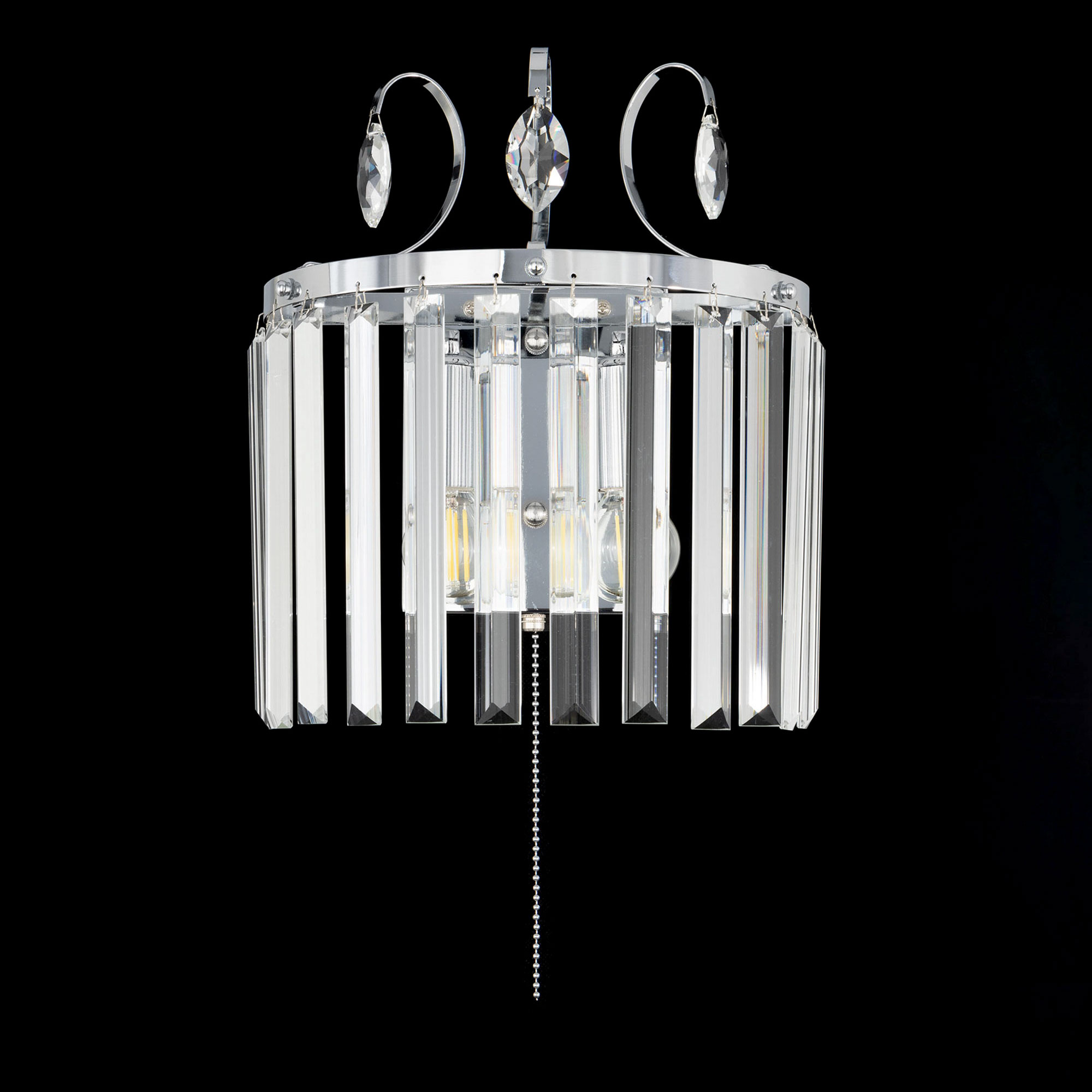 Citilux Инга CL335321 Бра хрустальное с выключателем Хром арт. 88933